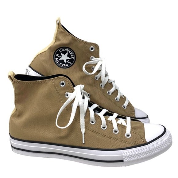 Converse Chuck Taylor High Top Shoes Nomad Khaki Canvas Women's Sneakers A02780F - Picture 3 of 10